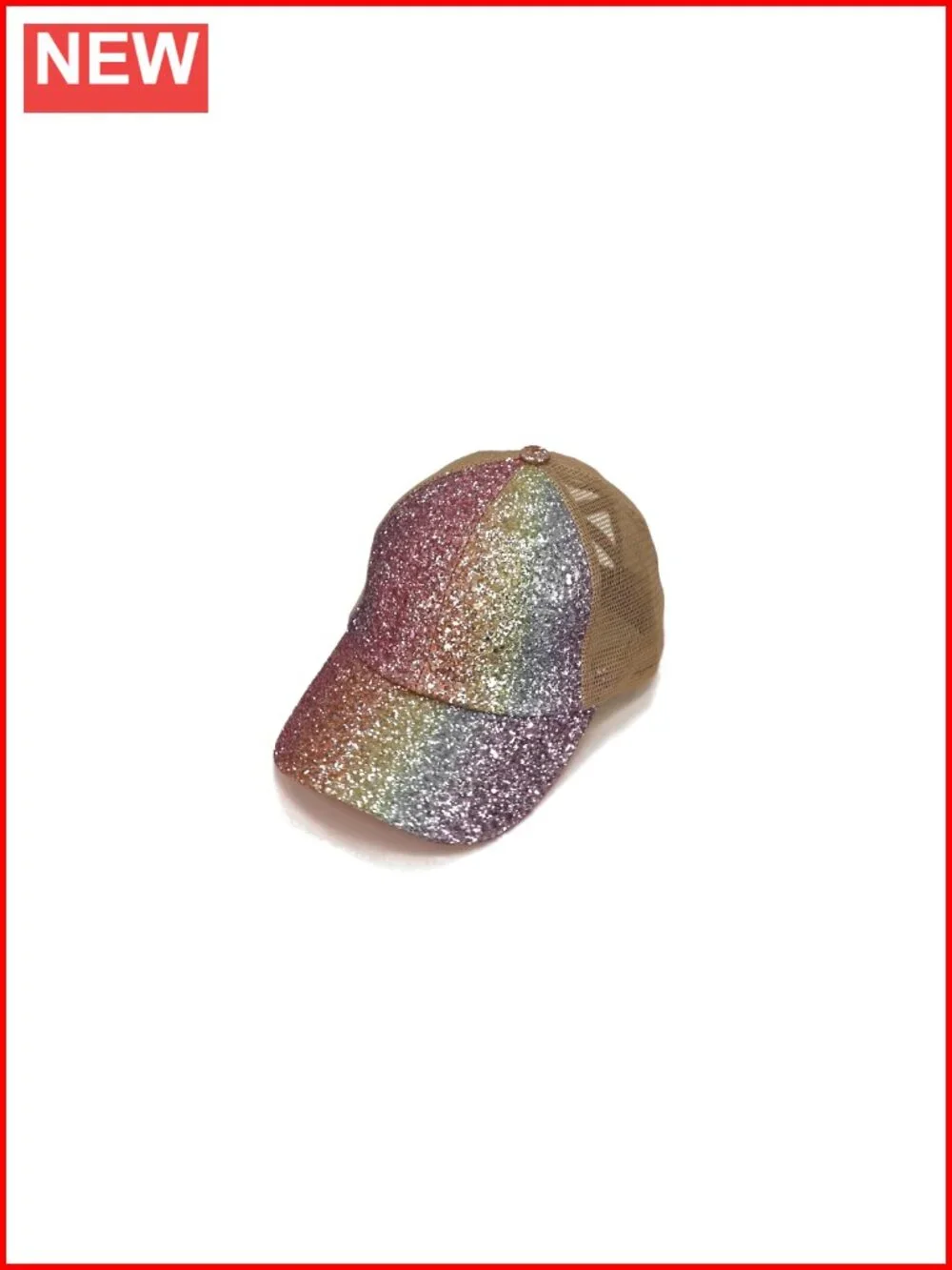 Stone Washed Corduroy Criss-Cross Ponytail Baseball Cap Adjustable